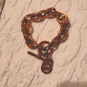 Michael Kors Rose Gold Tone Bracelet 8.25”